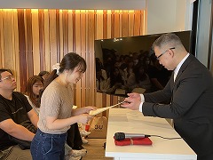 2025年4月期修了式の様子