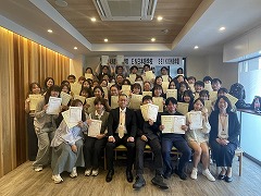 2025年4月期修了式の様子