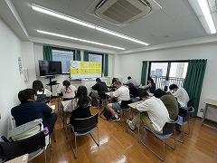 2025年7月期入学レベルチェックテストの様子