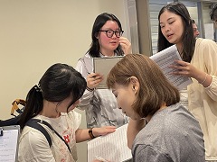 2025年7月期入学式の様子