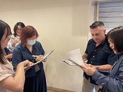 2025年7月期入学式の様子