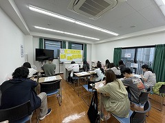 2025年10月期入学レベルチェックテストの様子