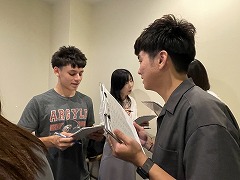 2025年10月期入学式の様子
