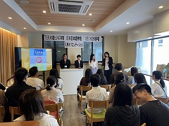 2025年10月期入学式の様子