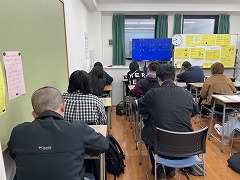 2026年4月期入学レベルチェックテストの様子