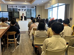 4月期修了式の様子