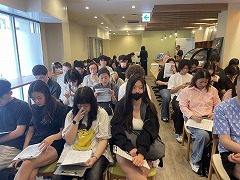 2026年7月期入学式の様子