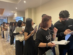 2026年10月期入学式の様子